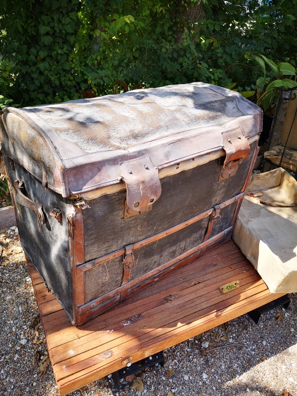 Malle de voyage début XXe