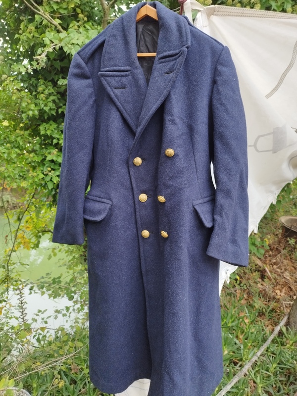 Manteau laine officier 