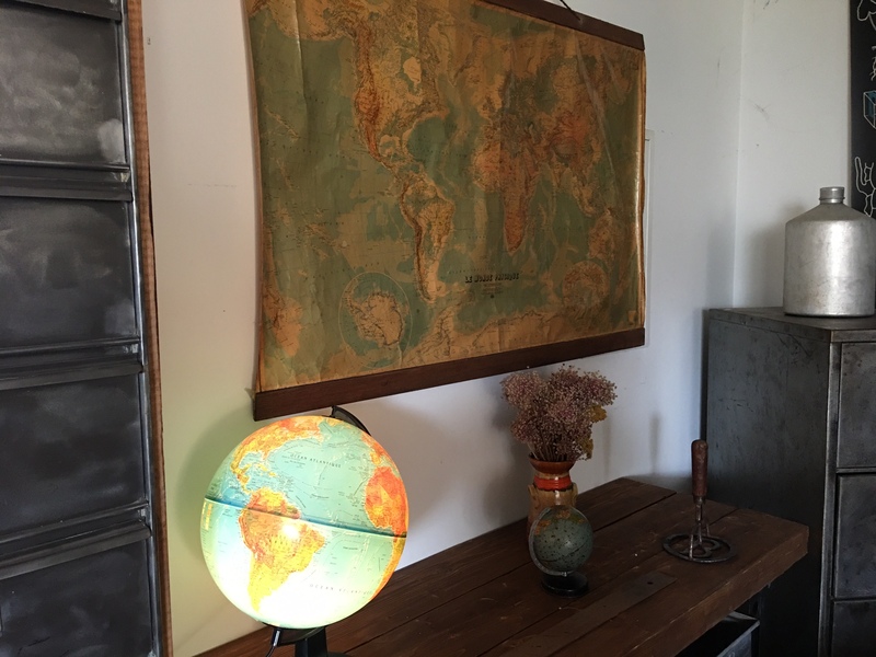 mappemonde IGN FRANCE 1975