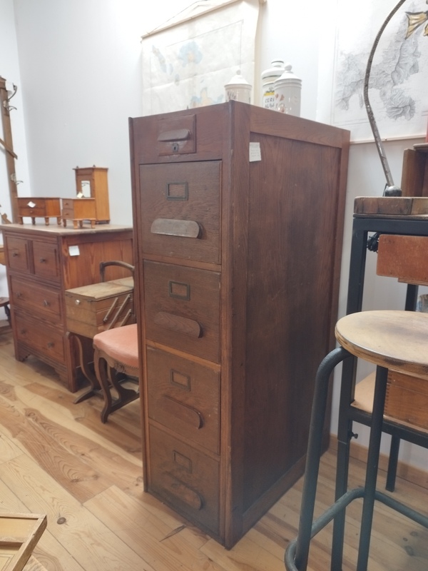 Meuble de métiers bois classeur