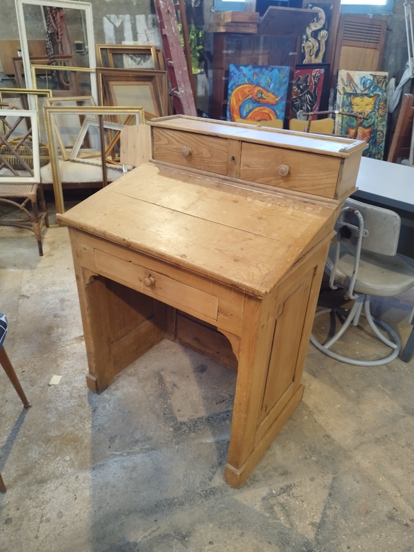 Meuble de métiers comptoir de caisse XXe