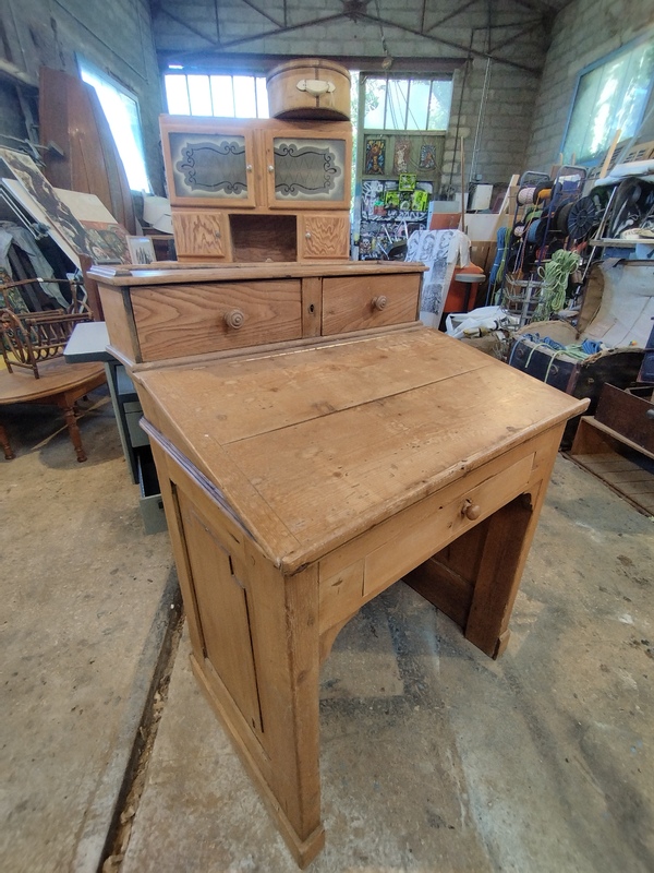 Meuble de métiers comptoir de caisse XXe