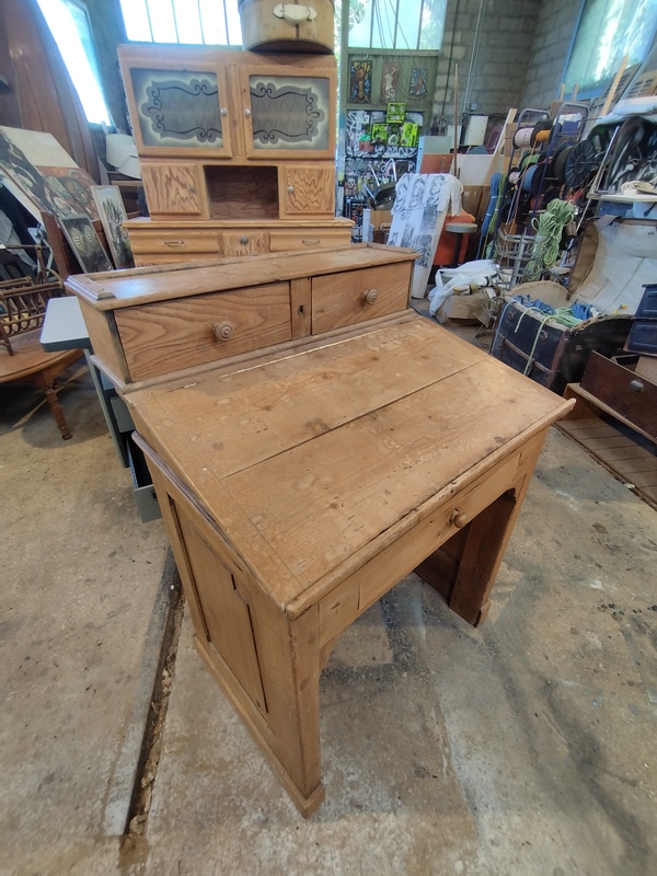 Meuble de métiers comptoir de caisse XXe