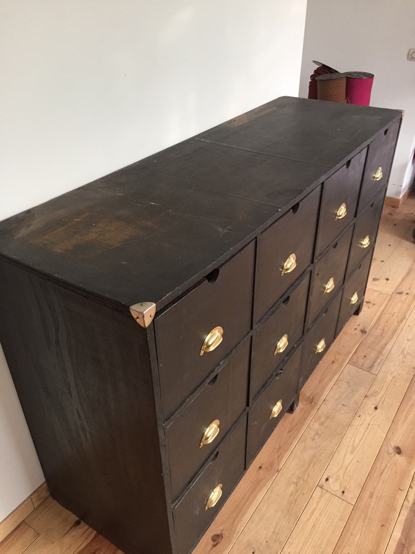 Meuble de métiers usine de filature 