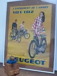 Affiche publicitaire Peugeot 101 102