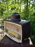 Ancienne radio en bakelite