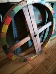 Ancienne roue en bois