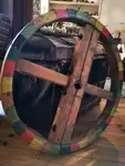 Ancienne roue en bois