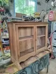 Ancienne vitrine à vaisselle 
