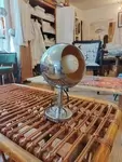 Applique eye ball 70's chrome