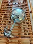 Applique eye ball 70's chrome