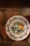 Assiette ancienne peint main