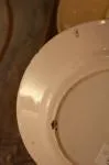 Assiette XIXe 