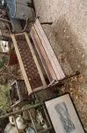Banc fonte et bois 