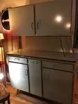 Buffet formica vert d'eau 