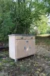 Buffet mado 50s bois alu 