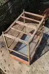 Cage à oiseaux ancienne