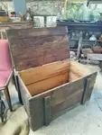 Caisse d'armes ancienne bois 