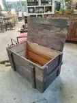 Caisse d'armes ancienne bois 