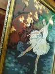 Canevas danseuse verre anti reflets