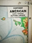 Carte Armand Collin Continent américain