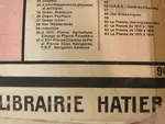 Carte scolaire URSS double librairie Hatier Paris