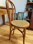 Chaise ancienne en bois courbé