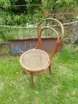 Chaise bistro en bois courbé