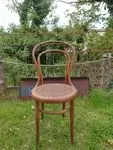 Chaise bistro en bois courbé