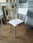 Chaise écolier blanche 
