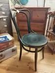 Chaise en bois courbé 1900