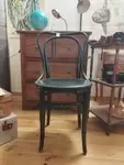Chaise en bois courbé 1900
