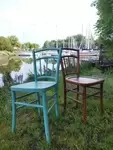 Chaises bistro années 60 