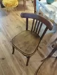Chaises bistro bois 