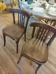 Chaises bistro bois 