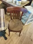 Chaises bistro bois 