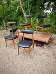 Chaises design scandinave 60s