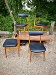 Chaises design scandinave 60s