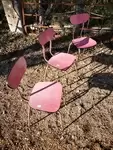 Chaises en formica 