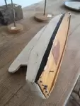 Coque bateau de bassin bois