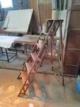 Escabeau bois années 50