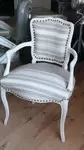 Fauteuil bergère relooké 