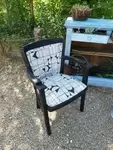 Fauteuil bridge relooké 