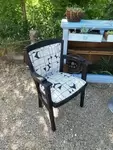Fauteuil bridge relooké 