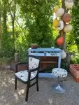 Fauteuil bridge relooké 