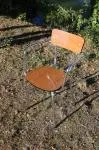 Fauteuil chrome et formica 60's