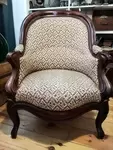 Fauteuil Crapaud tapisserie d'origine