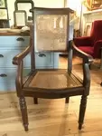 Fauteuil de coiffeur canné 