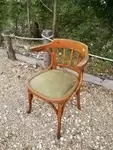 Fauteuil en bois courbé