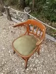 Fauteuil en bois courbé